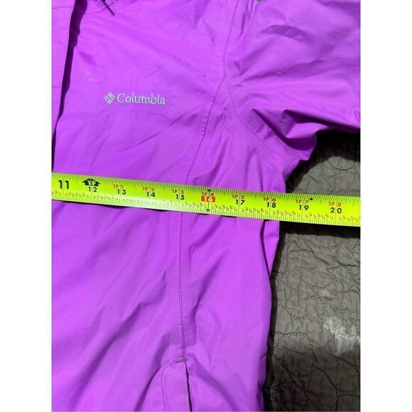 Columbia girl Size Small Lightweight Rain/Windbreaker Mesh Lined Jacket A727 - Picture 4 of 9